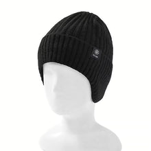 Load image into Gallery viewer, Winter Knitted Warm Ear Protection One Piece Hat for Elderly Men Snowflake Plush Thickened Breathable Warm Ski Hat Accessories
