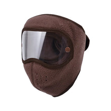 Load image into Gallery viewer, Winter Windproof Face Warm Cycling Masque Men Women Ski Masked HatHD Goggles Antifog Breathable Fleece Face Shield Cap Balaclava
