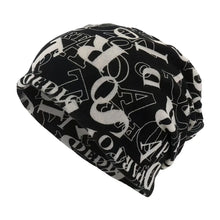 Load image into Gallery viewer, Contrasting Colors Pullover Hat Multifunctional Scarf Pullover Hat Turban Hats Plaid Print Casual Hedging Cap Autumn and Winter
