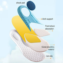 Load image into Gallery viewer, Insole Kids Memory Foam s Breathable Sweat Shock Absorbant s Pads Light Weight Deodorization Sport Childrens shoe pads
