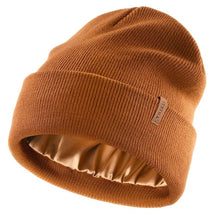 Load image into Gallery viewer, FURTALK Women's and Men's Knitted Beanie Hat with Smooth Soft Silk Satin Lining, Acrylic Winter Hat, Warm and Stylish Skull Cap
