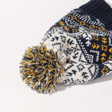 Load image into Gallery viewer, YANBIGUO Kids Winter Hat Gloves Scarf Set, Girls Boys Hats Beanie with Pom Children Knit Neck Warmer Mittens Fleece Lined Set
