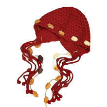 Load image into Gallery viewer, Fashion Bohemian Style Winter Warm Women Knitted Hat Tassel Coldproof Pullover Hat Windproof Ear Protection Hat Women Girls
