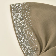 Load image into Gallery viewer, Fashion Cotton Elastic Headband Cap Elastic Band Diamond Pattern Stretch Shawl Stretch Fabric Plain Muslim Hijab Hat Women Lady
