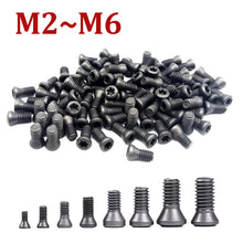 Load image into Gallery viewer, 50pcs~10pcs M2 M2.5 M3 M3.5 M4 M5 M6 CNC Insert Torx Screw for Replaces Carbide Inserts CNC Lathe Tools holder
