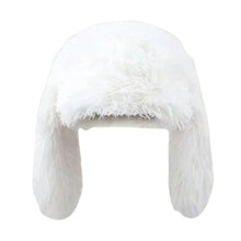 Load image into Gallery viewer, Y2k Fashion Faux Fur Rabbit Ear Hat Ear Protection Rabbit Ear Balaclava Cap Sweet Women's Beanies Ski Activities
