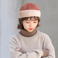 Load image into Gallery viewer, Cozy Versatile Winter Landlord Hats Retro Warm Melon Hat Thick Felt Hat Unisex

