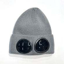 Load image into Gallery viewer, New Unisex Men Women Knitted Hat with Goggles Windproof Winter Warmer Ski Beanies Soft Warm Anti-slip Ear

