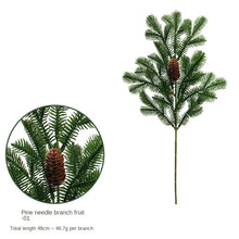 Load image into Gallery viewer, Christmas Pine Cones Pine Needle Artificial Green Plants Christmas Tree DIY Decoration Accessories
