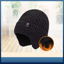 Load image into Gallery viewer, Outdoor Earmuff Hat Men Winter Knitted Hat  Casual Sking Cycling Ear Protection Sports Bicycle Cap
