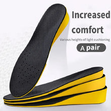 Load image into Gallery viewer, Insole Invisiable Height Increase s for Women Men Heel Lift Yellow s Sole Pad Breathable Shock Absorption Feet Care Cushion shoe pads
