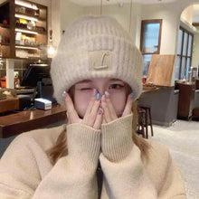 Load image into Gallery viewer, Winter Warm Knitted Beanies Windproof Solid Color Knitted Cap Unisex Ear Warmer Cap Men
