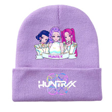 Load image into Gallery viewer, KPop Demon Hunters Winter Cold Hat Knitted Hat Cartoon Anime Warm Fashion Accessories Children's Birthday Christmas Cute Gift
