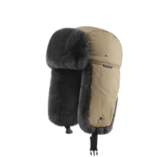 Load image into Gallery viewer, Outdoor Winter Men's Lei Feng Cap Waterproof Warm Pilot Ski Hat Thickened Fleece Lined Ear Protection Hat Hunter Hat
