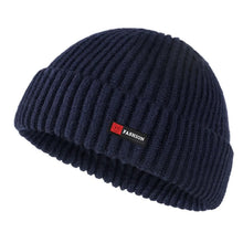 Load image into Gallery viewer, Fashion Solid Color Men Knitted Hat Street Style Hip Hop Brimless Skullcap Winter Warm Winter Knitted Bonnet Autumn Winter

