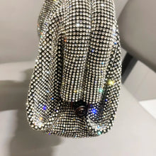Load image into Gallery viewer, Shiny handle Rhinestones Handmade Evening Clutch Bags New Folds Purses And Handbags Luxury Designer Wedding Party
