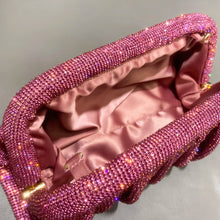 Load image into Gallery viewer, Shiny handle Rhinestones Handmade Evening Clutch Bags New Folds Purses And Handbags Luxury Designer Wedding Party
