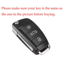 Load image into Gallery viewer, Silicone Car Key Cases Cover Fob For  A1 A3 A6 C5 C6 Q3 Q2 Q7 TT TTS R8 S3 S6 RS3 RS6 A4 Accessories Keychain Portachiavi
