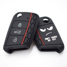 Load image into Gallery viewer, Silicone Key Case Cover For Polo Golf 7 Tiguan for Skoda Octavia Kodiaq Karoq for SEAT Ateca Leon Ibiza 2016 2017 2018 2019

