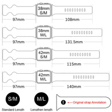 Load image into Gallery viewer, Silicone Sport Band For Apple Watch Series Se 6 5 4 3 21 44mm 40mm Smart Bracelet Watchband Pin Tuck Strap on iWatch 6 38mm 42mm
