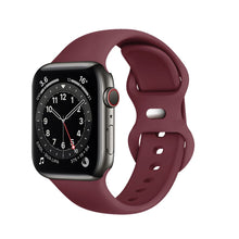 Load image into Gallery viewer, Silicone Sport Band For Apple Watch Series Se 6 5 4 3 21 44mm 40mm Smart Bracelet Watchband Pin Tuck Strap on iWatch 6 38mm 42mm
