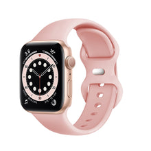 Load image into Gallery viewer, Silicone Sport Band For Apple Watch Series Se 6 5 4 3 21 44mm 40mm Smart Bracelet Watchband Pin Tuck Strap on iWatch 6 38mm 42mm
