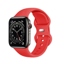 Load image into Gallery viewer, Silicone Sport Band For Apple Watch Series Se 6 5 4 3 21 44mm 40mm Smart Bracelet Watchband Pin Tuck Strap on iWatch 6 38mm 42mm
