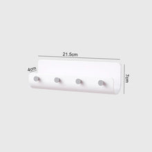 Load image into Gallery viewer, Simple U-shaped Wall Hanging Hook Rack Nail Free Belt 4 Hook Storage Rack Home Creative Multi-Purpose Key Hook
