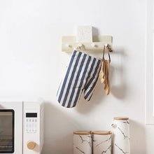 Load image into Gallery viewer, Simple U-shaped Wall Hanging Hook Rack Nail Free Belt 4 Hook Storage Rack Home Creative Multi-Purpose Key Hook
