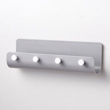 Load image into Gallery viewer, Simple U-shaped Wall Hanging Hook Rack Nail Free Belt 4 Hook Storage Rack Home Creative Multi-Purpose Key Hook
