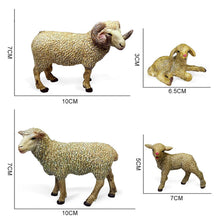 Load image into Gallery viewer, Simulated Animals Figurines Sheep Action Figure Poultry Farm Pasture Models Figures Toys Gifts for Children Kids Collection Toys
