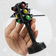 Load image into Gallery viewer, Simulated Two-Sided Traffic Lights Road Sign Lamp Crosswalk Signals with Base Early Learning Toys for Boys &amp; Girls
