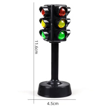 Load image into Gallery viewer, Simulated Two-Sided Traffic Lights Road Sign Lamp Crosswalk Signals with Base Early Learning Toys for Boys &amp; Girls
