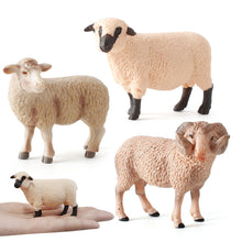 Load image into Gallery viewer, Simulated Zoo Sheep Model Farm Animals Action Figure Children Kids Dolls Toy Cute Sheep Figurine Collection Toys Gift Home Decor
