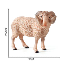 Load image into Gallery viewer, Simulated Zoo Sheep Model Farm Animals Action Figure Children Kids Dolls Toy Cute Sheep Figurine Collection Toys Gift Home Decor

