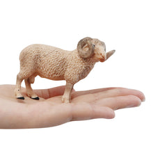 Load image into Gallery viewer, Simulated Zoo Sheep Model Farm Animals Action Figure Children Kids Dolls Toy Cute Sheep Figurine Collection Toys Gift Home Decor
