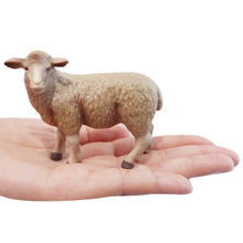 Load image into Gallery viewer, Simulated Zoo Sheep Model Farm Animals Action Figure Children Kids Dolls Toy Cute Sheep Figurine Collection Toys Gift Home Decor
