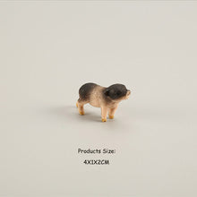 Load image into Gallery viewer, Simulated wild boar Pig Model Farm Animal Pig Family Set Figurines Action Figure Educational Toys for kids Home Decor
