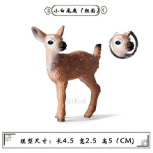 Load image into Gallery viewer, Simulation Forest Deer Figurines Moose,Elk,reindeer,Alpaca,Sika deer Action Figures Animal Model Decoration Cake Toppers Toys
