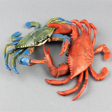 Load image into Gallery viewer, 2pcs/set Simulation Mini Crab Collection Child Figurine Animal Model Home Decor Kids Toys Realistic Sea Animal Modern Model Accessories
