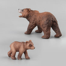 Load image into Gallery viewer, Simulation of wild animal model bear toy children baby brown bear fun toy figure home decorations collection enthusiasts
