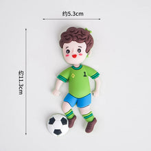 Load image into Gallery viewer, Soccer Cake Topper Inserts Boys Girls Soccer Team Happy Birthday Cake Decorations Baking Party football birthday decoration
