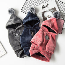 Load image into Gallery viewer, Soft Cat Dog Pet Clothes Fleece Hooded Hairball Coat Jacket Winter Kitty Small Medium Dogs Cats Cool Pajamas Chihuahua Clothing
