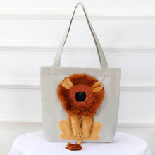 Load image into Gallery viewer, Soft Pet Carriers Lion Design Portable Breathable Bag Cat Dog Carrier Bags Outgoing Travel Pets Handbag With Safety Zippers

