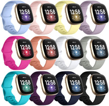 Load image into Gallery viewer, Soft Silicone Watch Strap Replacement Wrist Watch Band For Fitbit Versa 3/Fitbit Sense Watchband Wristband Bands

