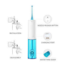 Load image into Gallery viewer, Portable Oral Irrigator USB Rechargeable Dental Water Flosser Stable Water Flow IPX7 Waterproof Bathroom Teeth Cleaner 0ral irrigator
