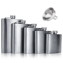 Load image into Gallery viewer, Stainless Steel Hip Liquor Flask Whiskey Alcohol Pocket Wine Bottle CLH@8
