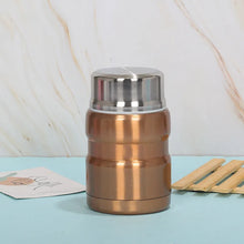 Load image into Gallery viewer, Stainless Steel Insulation Lunch Box Soup with Spoon Containers  Thermo Mug Thermo Cup 500ML 750ML Vacuum Flasks Thermosbeker
