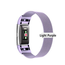 Load image into Gallery viewer, Stainless Steel Magnetic Milanese Loop Band for Fitbit Charge 2 band Replacement Wristband Strap for Fitbit Charge 3 4 Watchband
