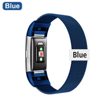 Load image into Gallery viewer, Stainless Steel Magnetic Milanese Loop Band for Fitbit Charge 2 band Replacement Wristband Strap for Fitbit Charge 3 4 Watchband
